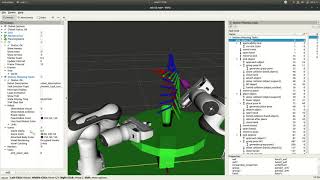Pouring Task using two panda arms(Cartesian Space planning) | ROS | Moveit | MTC | Rajendra Singh
