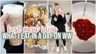 WHAT I EAT IN A DAY ON WEIGHT WATCHERS | FULL DAY OF EATING FOR WEIGHT LOSS + UPDATE! | EASY IDEAS!