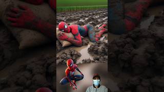 superheroes sleeping in the mud part 1💥Avengers vs DC-All Marvel Characters #avenger #marvel #dc
