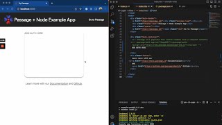 How to implement passkey authentication in a Node.js app using Passage