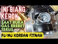 Karbu PWK / PE di Satria FU Brebet saat buka gas putaran bawah