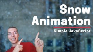 I made SNOW with JavaScript