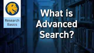 What is Advanced Search? | Tutorial