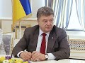 Коментар Президента України щодо трагедії з літаком авіакомпанії «Малайзійські авіалінії» Боінг 777