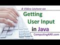 Java Lecture 3: Getting User Input using a Scanner Object, from a Calculator Program Written in Java