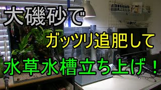 【アクアリウム】水槽リセット！大磯で水草水槽立ち上げpart1