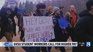 GVSU student workers push for higher wages on campus