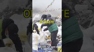 Everest’s Shi*ty Garbage Problem (Just Got 34,000kg Better) #shorts #everest #mountains