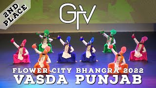 Vasda Punjab UK - Second Place Senior Category at Flower City Bhangra 2022