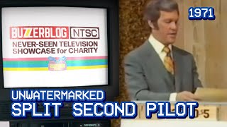Unaired Split Second Pilot (1971) - BuzzerBlog NTSC