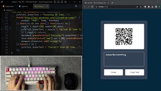 ASMR Programming - QR Code Reader App - No Talking