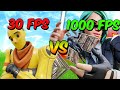 Playing Fortnite On EVERY FPS! (crazy)