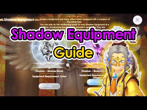 [ROX] Shadow Equipment Guide 한글자막 KingSpade