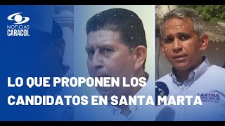 Debate con candidatos a la Alcaldía de Santa Marta en Noticias Caracol (Parte 2)