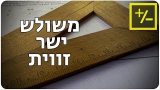 כלים מתמטיים שימושיים – טריגונומטריה | משולש ישר זווית