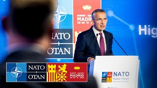NATO Secretary General opening speech at the NATO Public Forum, 28 JUN 2022