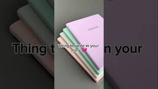 thing to write in your diary part-1 #aesthetic #advice #viral #tips #notebook #fyp