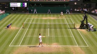 Not too bad 😅 Novak Djokovic wins incredible point with lightning movement | Wimbledon 2023