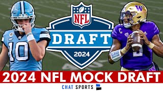 2024 NFL Mock Draft: Round 1 & Some Round 2 Projections Ft. Drake Maye, J.J. McCarthy, Michael Penix