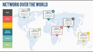 How to Create Animated World Location Map On PowerPoint