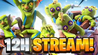 12 HOUR STREAMMM JOINNNN UPPPPP#shorts #clashroyale