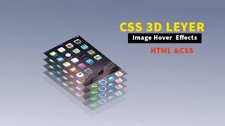 CSS 3d Layered Image Hover Effects css || 3d Image hover css