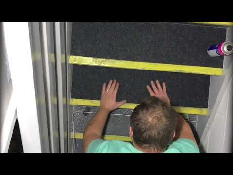 Changing carpet tiles on stairs (Easy Way) Changing carpet tiles on stairs (Easy Way)