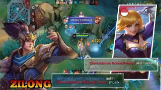 Mobile Legends: Lagi Main Zilong Ketemu Funny Ke Banyakan Gaya..!!!