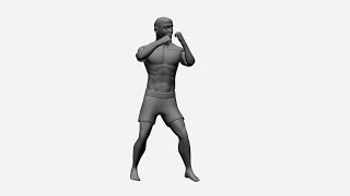 Locomotion Boxer Left Jab Far Up Head (Character Game Animation)