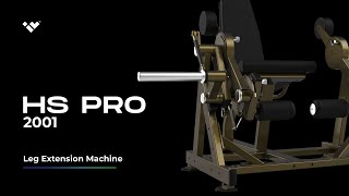 HS Pro 2001 Leg Extension Machine by Into Wellness | RealleaderUSA #sunitjadhav