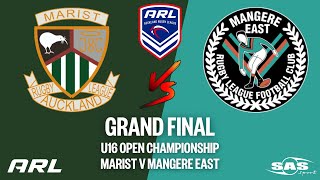 Marist Gold v Mangere East Southern Hawks | U16 OPEN CHAMPIONSHIP GRAND FINAL | ARL TV