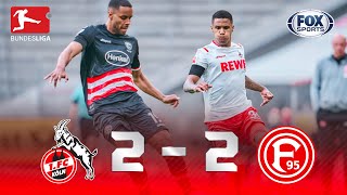 Colonia - Fortuna Düsseldorf [2-2] | GOLES | Jornada 27 | Bundesliga