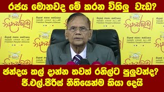 ඡන්දය කල් දාන්න තවත් රනිල්ට පුලුවන්ද? ජී.එල්.පීරිස් නීතියෙන්ම කියා දෙයි