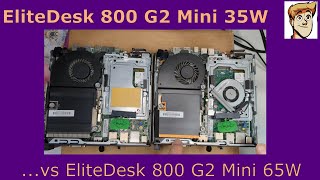 HP EliteDesk 800 G2 Mini 35W vs 65W