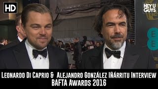 Leonardo Di Caprio & Alejandro González Iñárritu Red Carpet Interview - BAFTA Awards 2016