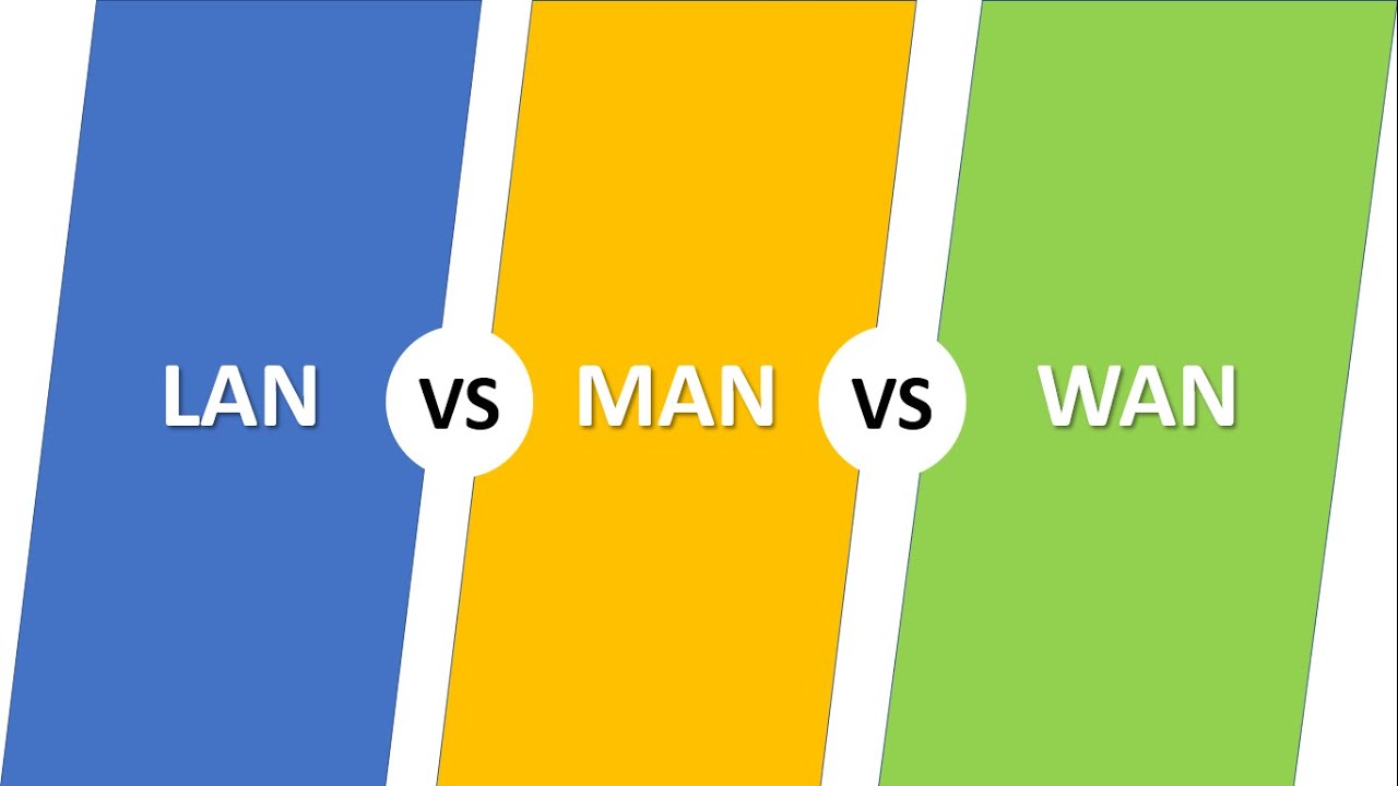 Difference Between LAN MAN WAN | Comparison Of LAN MAN WAN | LAN Vs MAN ...