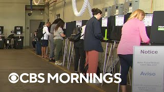 Tony Dokoupil talks to Florida voters as midterm voting begins nationwide