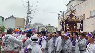 本庄祇園祭.宮本町御輿渡御.2024.7.14. #本庄祇園祭