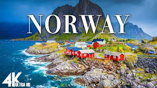 FLYING OVER NORWAY (4K Video UHD) - Relaxing Music With Beautiful Nature Film For Stress Relief