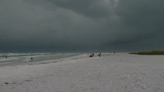 Storms move through in Siesta Key