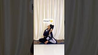 Rajakapotasana variation🤩 |Nakiyajohar| #fitness #yoga #motivation #youtube #shortsviral  #bending