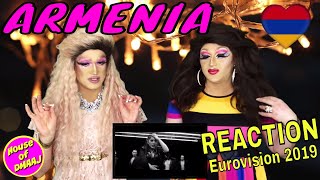 ARMENIA 🇦🇲 ESC 2019 | AMERICAN DRAG QUEENS REACTION | Srbuk \