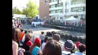 Bosch E-Mobil-Race Miskolc 2012 - Final race: Start + hard racing action