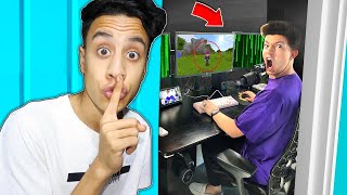 مقلب سرقت حساب اخوي الكبير - رده فعله صدمه !! .. في ماين كرافت 🤣