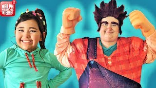 Makeup and Costumes Wreck it Ralph 2  Part 1