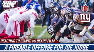 Reacting to Giants V Bears Film | A Fireable Offense For Joe Judge