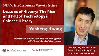 Lessons of History: The Rise and Fall of Technology in Chinese History