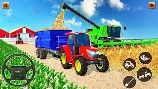 Farmland Tractor Farming Simulator - Heavy Tractor Trolley Driving 3D - Android Gameplay