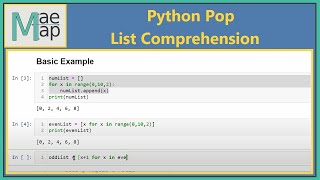 Python Pop: List Comprehension- Basic Example