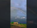 rainbow 🌈after today morning rain🌧 gadap town karachi viralvideo rain vlog support